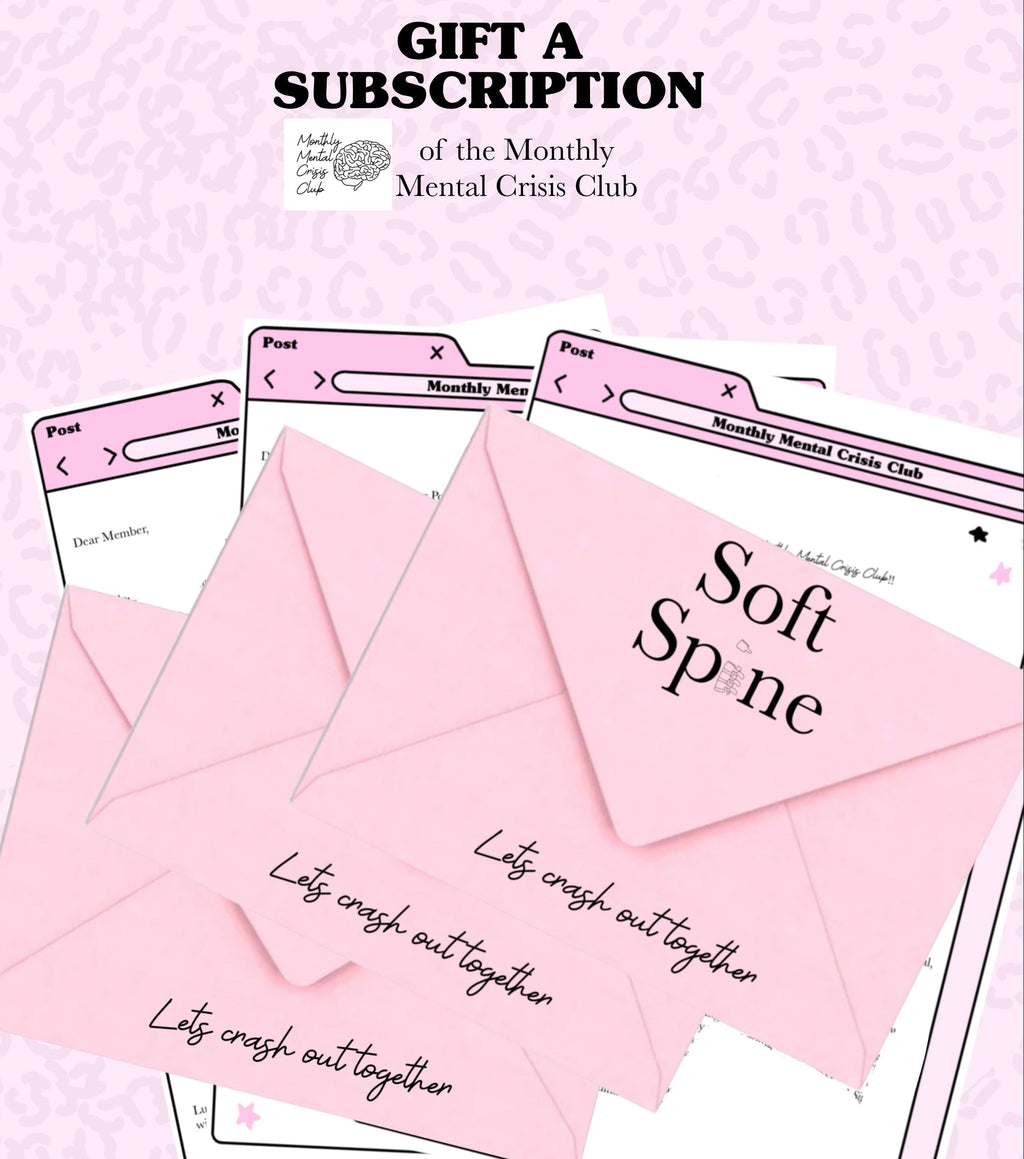 Gift 3 Months of the Monthly Mental Crisis Club | Gift Purchase Option