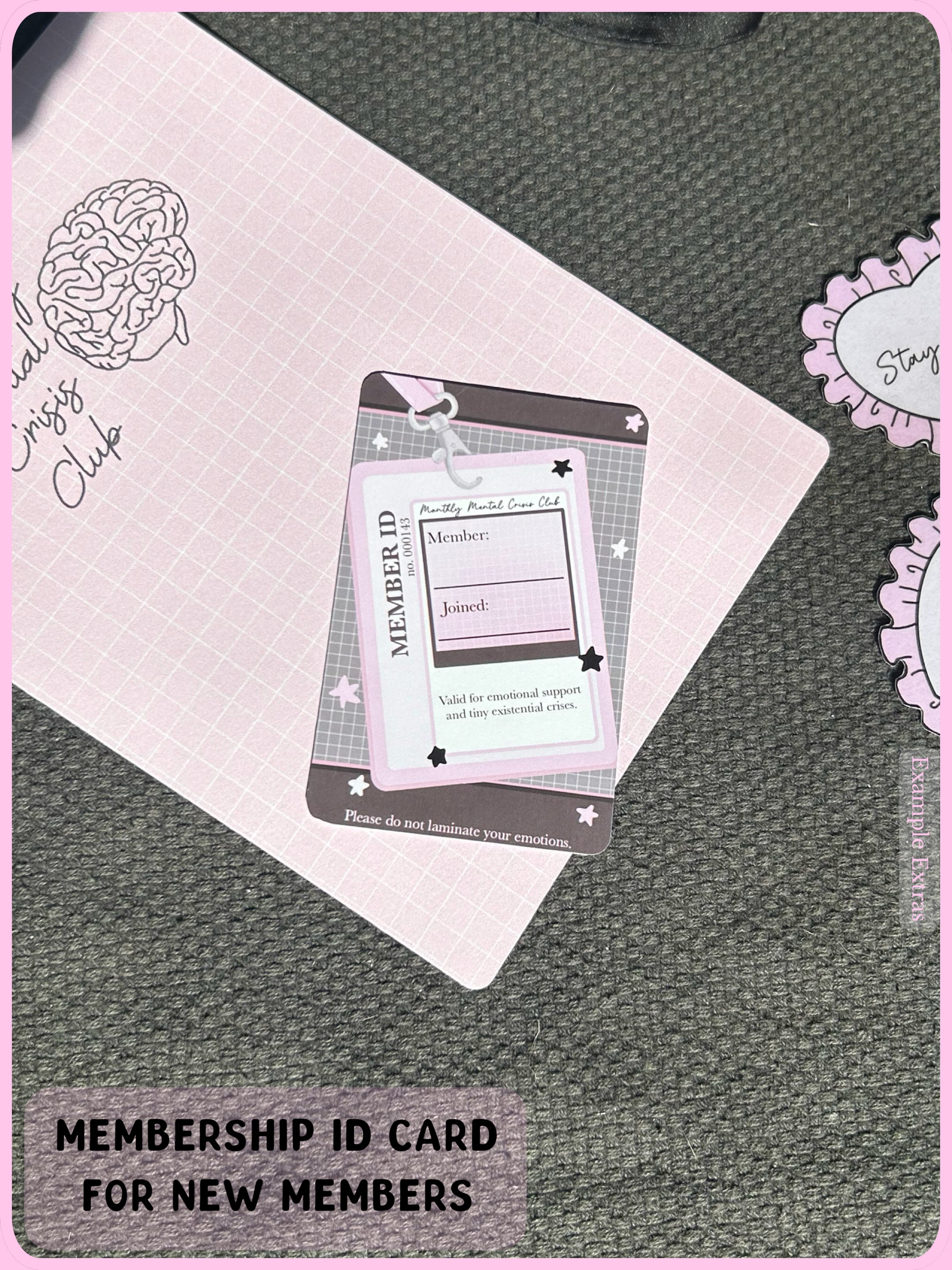 Monthly Mental Crisis Club | Snail Mail Club Abonnement 
