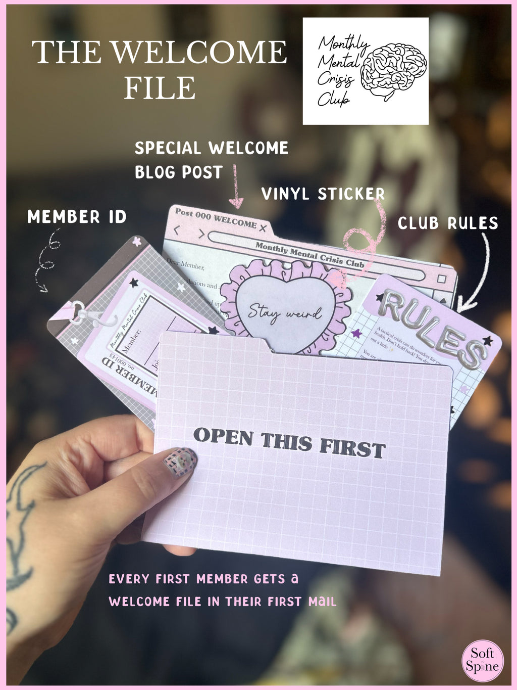 Gift 3 Months of the Monthly Mental Crisis Club | Gift Purchase Option